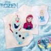Frozen personaje Elsa Ana Olaf tricouri pictate manual